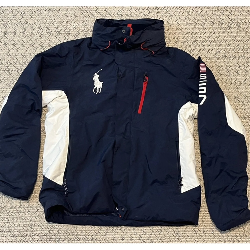 Polo by Ralph Lauren Dark Blue and White Snow Jacket